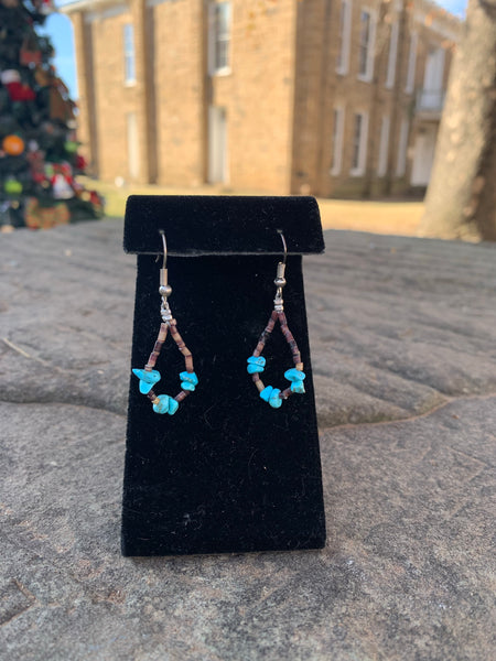 Turquoise Loop Earrings