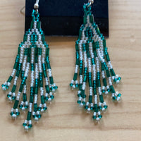Beaded Fringe Earrings (Various Designs Available)