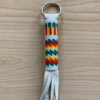 Large Beaded Key Ring