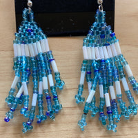 Beaded Fringe Earrings (Various Designs Available)