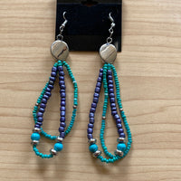 Long Beaded Earrings