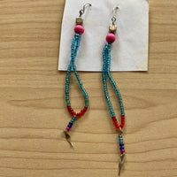 Long Beaded Earrings