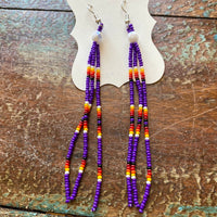 Long Beaded Dangles (Various Colors Available)