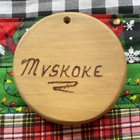 Wooden Bulb Ornament