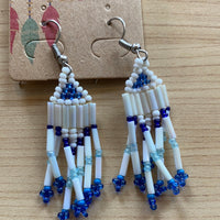 Beaded Fringe Earrings (Various Designs Available)