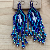 Beaded Fringe Earrings (Various Designs Available)