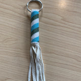 Large Beaded Key Ring
