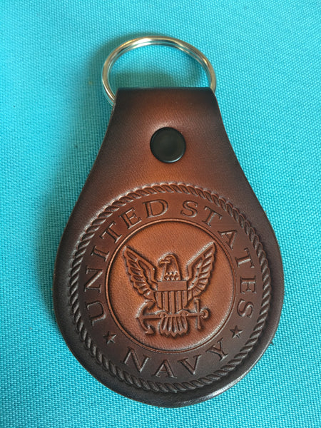 Round Key fob w/ Navy logo