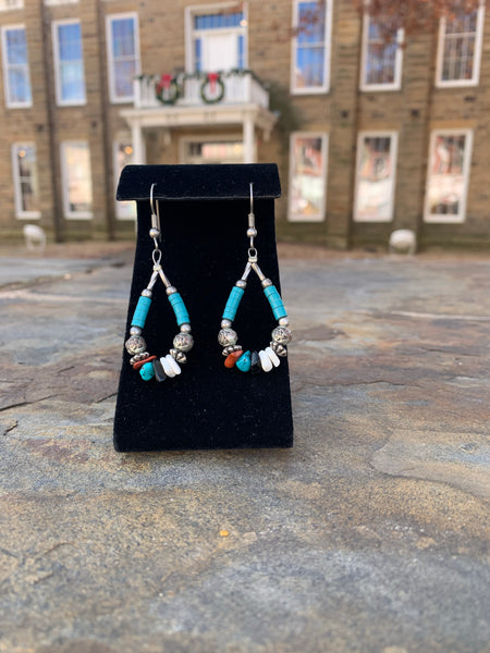 Turquoise & Silver Earrings