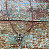 Cord Necklace with charm