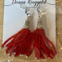 Beaded Tassel Earrings (Various Designs)