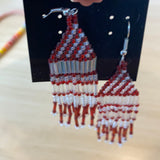 Beaded Fringe Earrings (Various Designs Available)