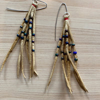 Leather Fringe Earrings (Various designs available)