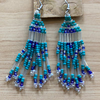 Beaded Fringe Earrings (Various Designs Available)