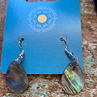 Abalone Shell Drop Earrings