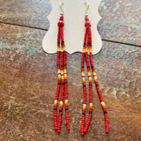 Long Beaded Dangles (Various Colors Available)