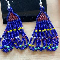 Beaded Fringe Earrings (Various Designs Available)