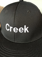 Black "Creek" Fitted Cap