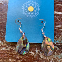 Abalone Shell Drop Earrings