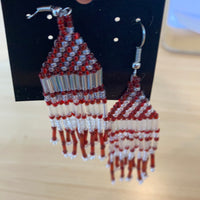Beaded Fringe Earrings (Various Designs Available)