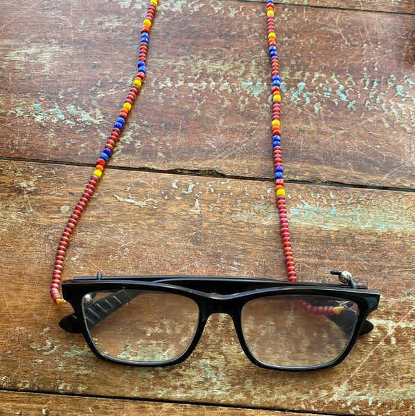 Beaded Single Strand Eyeglass Holder – Redstick Gallery