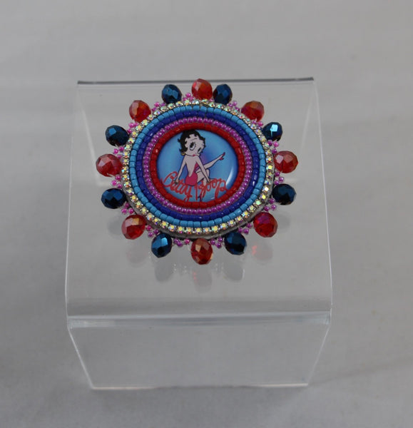 Beaded Betty Boop Popsocket